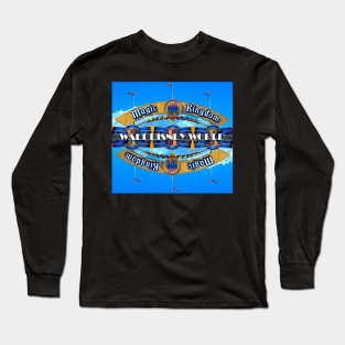 Magic Kingdom reflection of 50 years entrance sign design Long Sleeve T-Shirt